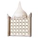 thumbnail image 1 of Dibujo de la casa de cuenta atrás del calendario de llegada del logotipo del Ramadán de Mubarak en el Eid Al - Fitr musulmán de madera MDF, 1 of 5