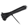 thumbnail image 2 of Bridas de cable reutilizables Uxcell, bridas de cable flexibles, envolturas de bridas de nylon 7.87" x 0.19" negras 50Pcs, 2 of 5