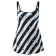 thumbnail image 3 of Gibobby Bañador de Bikini Traje de baño Control Flowy Tank Two con Boyshorts Piece Top Tummy Bathing para mujer Trajes de baño Trajes de baño Tankinis Se(Negro,G), 3 of 5