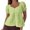 Green, variant on Womens Puff Sleeve Tops Pleated Crewneck Casual Cute Top Summer Going Out Peplum Flowy Ruffle Hem Blouse,Blue M