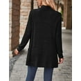 thumbnail image 2 of Lightweight and Cardigan for Women Solid Color Open Front Loose Fit Cardigans Soft Women Coat With Pokets Cogild, 2 of 6