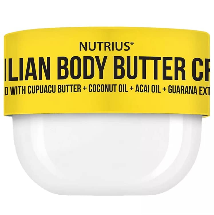 Nutrius Brazilian Body Butter Cream Vegan Friendly, Smooth, Fast