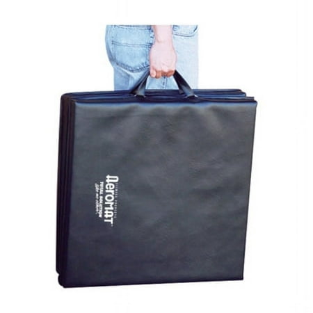 Deluxe Folding Aeromat in Black (96 in. W x 48 in. D x 1.5 in. H)
