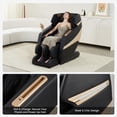 thumbnail image 6 of Real Relax 3D Massage Chair, Full Body Zero Gravity Recliner with SL Track, Yoga Stretching, Foot Rollers, Bluetooth, Heating, Black, 6 of 7