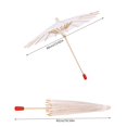 thumbnail image 5 of White Color Paper Decorative Umbrella Parasol School Decor Photo Prop (60cm), 5 of 5