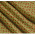 thumbnail image 3 of Soimoi Green Cotton Cambric Fabric Tomato Vegetable Print Sewing Fabric Yard 42 Inch Wide, 3 of 7