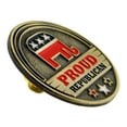 thumbnail image 2 of PinMart's Proud Republican Political Party Elephant Enamel Lapel Pin, 2 of 3