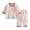 Red, variant on Toddler Kids Girl Summer Clothes Boys Short Sleeve Kids Cartoon Prints Tops Shorts Outfits Kids Clothing Sets Size 7-8T