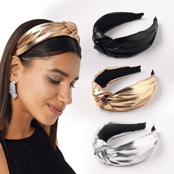 Headbands Women Hair Head Band- Knotted Wide Turban headband Fashion Cute Hairbands Hair Accessories
