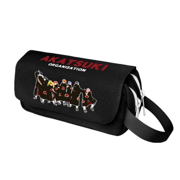 Estuche portátil de lona Akatsuki de gran capacidad