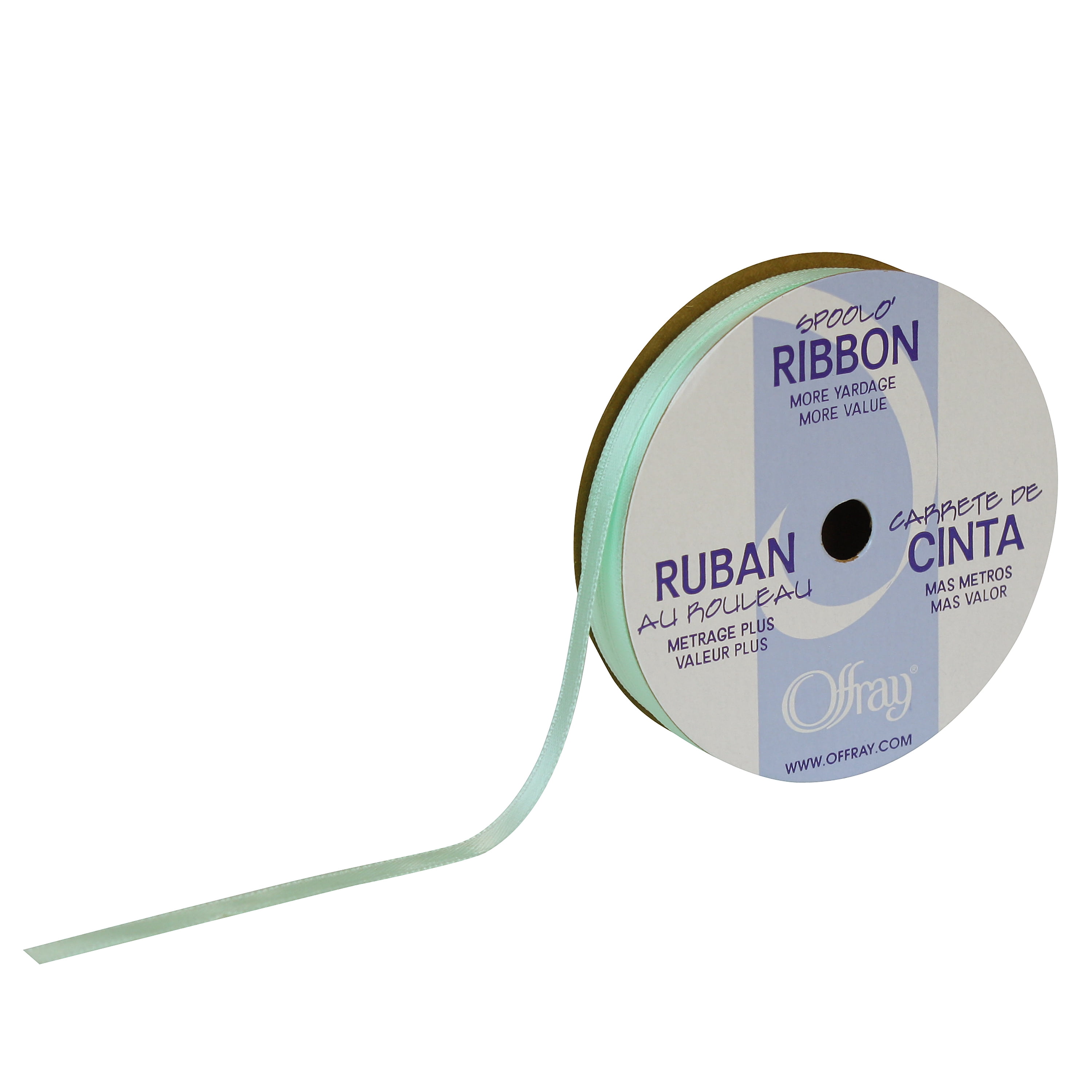 mint satin ribbon