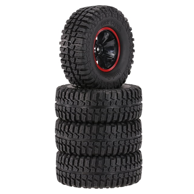 4Pcs AUSTAR AX-3020B 1.9 Inch 103mm 1/10 Scale Tires with Wheel Rim for 1/10 D90 SCX10 CC01 RC Crawler