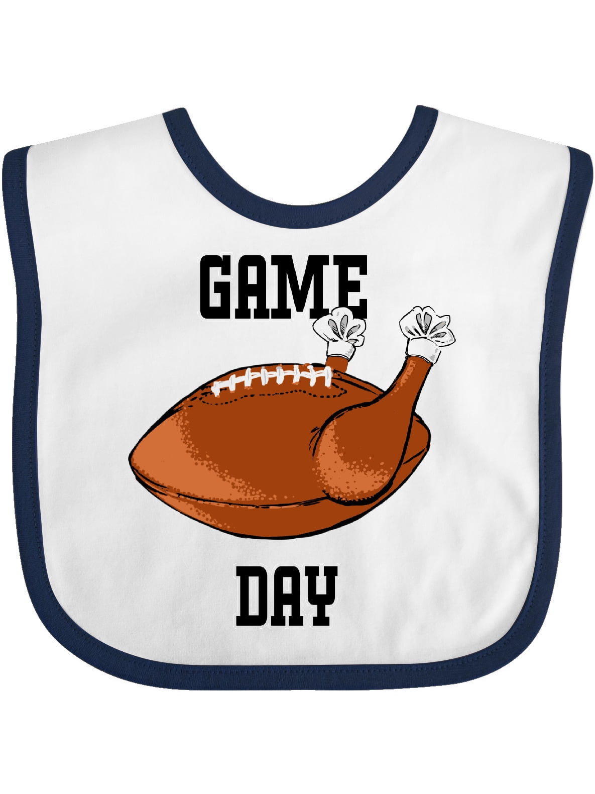 Thanksgiving Game Day Turkey Football Baby Bib - Walmart ...