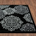 thumbnail image 6 of Luxe Weavers Floral Medallion Gray 8x10 Oriental Area Rug, Indoor Carpet, 6 of 7