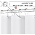 thumbnail image 5 of KOETAR Blue Ombre Polyester Shower Curtain, 72" x 72" Waterproof, 5 of 6