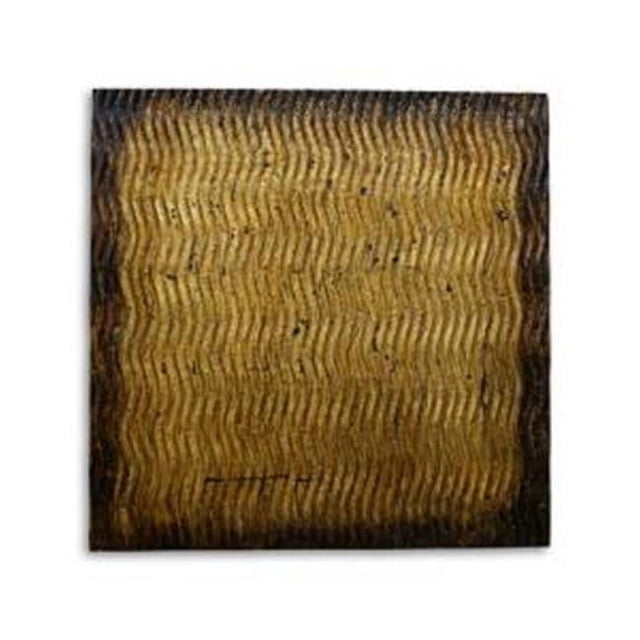 Screen Gems SGWB-85 Metallic Ridge Brown Wall Art- 36 x 36 in.