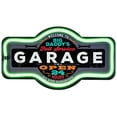 thumbnail image 4 of Big Daddy's Garage - Reproduction Vintage Advertising Marquee Sign - Battery Powered LED Neon Style Light - 17 x 10 x 3 Inches, 4 of 6