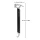 thumbnail image 2 of Martillo para acampar Extractor de clavos multifuncional para hacer senderismo con mochila (Plata), 2 of 2