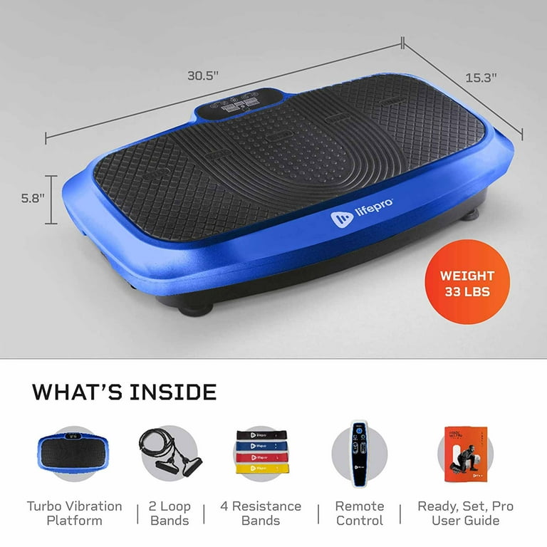 Lifepro turbo 3d vibration plate body exercise workout equipment machine hotsell