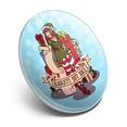 thumbnail image 2 of Christmas Elf Pin Up Naughty But Nice Metal 1.1" Tie Tack Hat Lapel Pin Pinback, 2 of 6