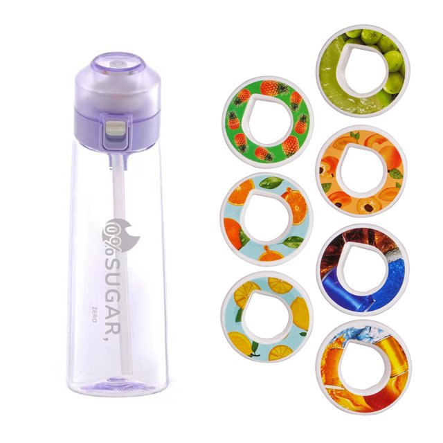 Compre 2 Ahorre 10% Juego De Botellas, Botella Para Beber 650 Ml Con Vainas Saborizadas, Juego De Botellas Para Agua Para Gimnasio Fitness, EscuelaCalidadExperiencia De UsuarioSostenibilidad