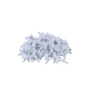 XINCA Nail Clamp for Flat 8x5 mm Wall Tack for Ethernet Cable Cat 7 cables White Cable clip pack of 100pcs