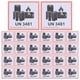 thumbnail image 5 of 100 hojas de etiquetas de batería de litio, pegatinas adhesivas, etiquetas de advertencia de precaución de transporte (UN3481), 5 of 7