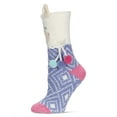thumbnail image 3 of MeMoi Women's Llama Embellished Critter Plush Crew Socks - Womens - Female, One Size, Ivory, 3 of 5