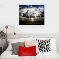thumbnail image 4 of COMIO Powerful Thunderstorm Storm Lightning Extreme Weather Poster Canvas Poster Wall Art Decor Print Picture Paintings for Living Room Bedroom Decoration, 4 of 4