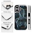 thumbnail image 3 of Compatible with iPhone 11 12 13 mini 14 15 16 Pro Max Plus Wallet Case with Card Holder, PU Leather Kickstand Card Slots Case ( Game Graphic Interface, iPhone 12 mini), 3 of 7