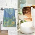 thumbnail image 7 of Yayeee 100% Cotton Hand Towels for Bathroom 16" x 28" Soft Absorbent Kitchen Towel, Retro Mountain, 7 of 7