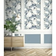 thumbnail image 3 of River Blues Printed Palm Leaves Botanical Wallpaper R8450, 3 of 5