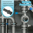 thumbnail image 4 of Adaptadores macho de tapón de polvo de 1" de aluminio Uxcell, 2 Pcs, 4 of 6