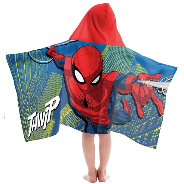 Toalla con capucha infantil Jay Franco Vengadores - Spiderman