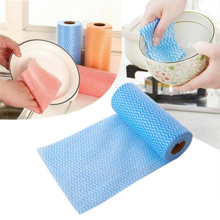 

Kitchen Rags Lazy Rag Non Woven Disposable Housework Cleaning Absorbs Water And Does Not Lose Hair Household Dry Wet Dual Use Dish Cloth