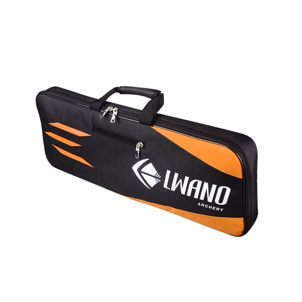 Bolsas de Tote Caja de arco extraíble portátil de alta calidad Bolsillo extraíble Totalmente lleno por dentro y por fuera Caja de tiro con arco Negro Naranja Inevent OD003065-03