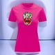 thumbnail image 3 of Playera Blusa Con Estampado De Always Rock Con Labios Sexys Ropa Para Mujer Color Fucsia Talla Chica Marca Emil SaEs, 3 of 4