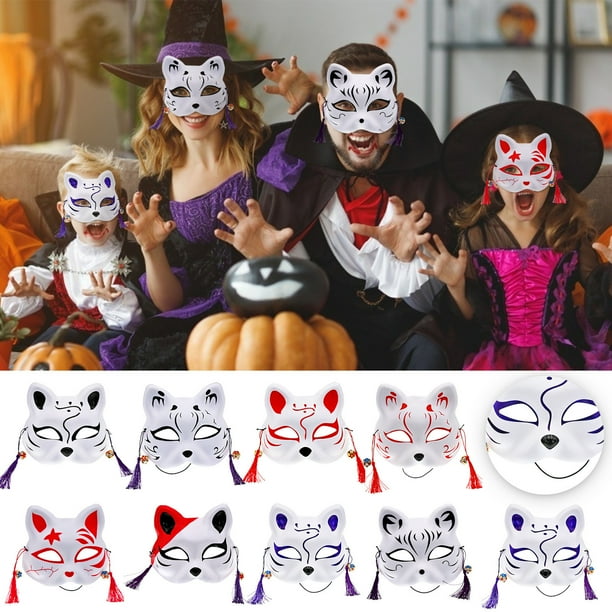 Viafly Mask For Halloween Masquerade Party, Japanese Traditional