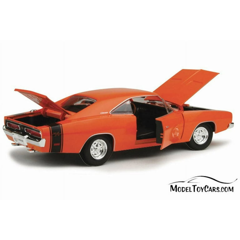 1969 Dodge Charger R/T Orange Special Edition 1/18 Diecast Model Car by  Maisto