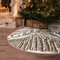thumbnail image 5 of Rateoe Vineyard Landscape 1 Pattern Christmas Tree Skirt with Ties , Christmas Tree Decorations, Farmhouse Christmas Decor Xmas Holiday Decorations-30", 5 of 6