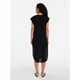 thumbnail image 2 of Time and Tru Women's Tie Front Coverup, Size S/M, Black Soot, 2 of 4