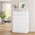 thumbnail image 7 of Mabor White Dresser for Bedroom Large Capacity Chest of Drawers Storage Cabinet, Tall 6 Drawers Dresser for Living Room Entryway Hallway, 7 of 7