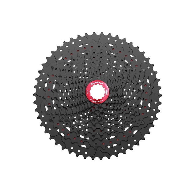 Cassette de Piñones MTB 12P 11/50D CSMZ9 Aluminio Negro Sunrace