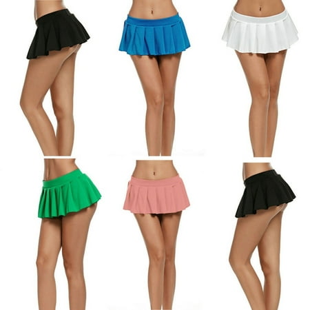 New Ladies Girl polyamid Mini Skirt Dance Club Fancy Women Frill Short ...