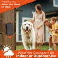 thumbnail image 2 of Pexter Dog Poop Bag Wall Mounted Dispenser | Outdoor or Indoor Waste Bags Holder | Stick-On or Screw-On Mount | Includes 4 Doggie Bag Rolls - Black, 2 of 6
