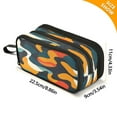 thumbnail image 3 of ALAZA Abstract Graffiti Pencil Case Bag 3 Compartment Pen Pouch Large Storage Holder Box Organizer, 3 of 8