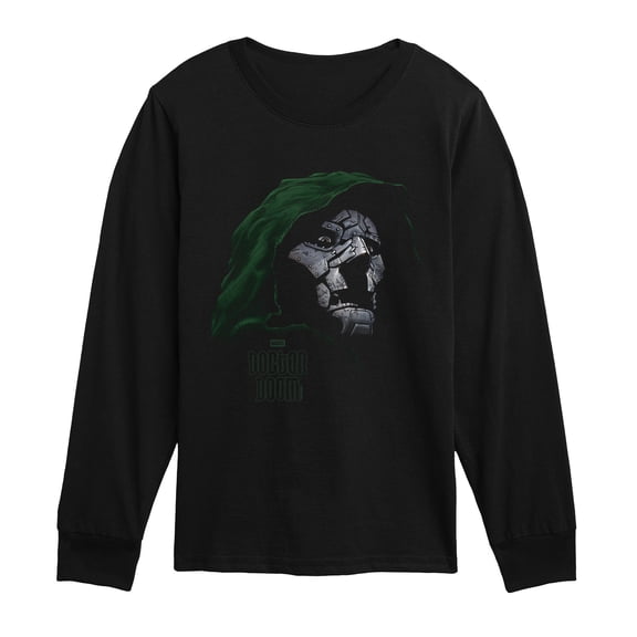 Fantastic Four - Dr. Doom Portrait Boys' Long Sleeve Graphic T-Shirt