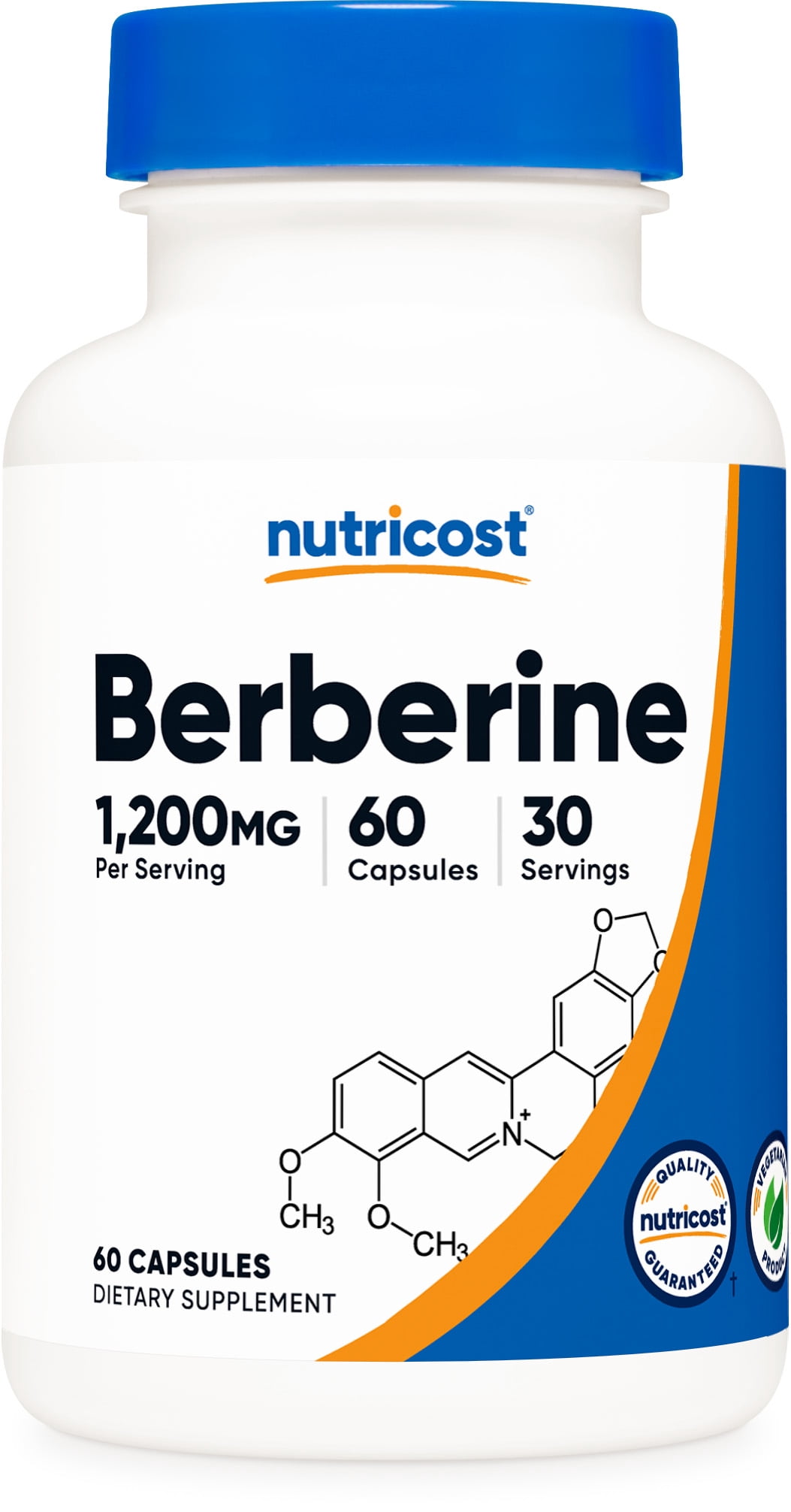 Nutricost Berberine HCl 600mg, 60 Vegetarian Capsules - Non-GMO