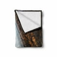 thumbnail image 2 of Nature Soft Flannel Fleece Blanket, Sunbeams to a Natural Cave into a Hole Rock Formations Outdoorsy Hiking Photo, Cozy Plush for Indoor and Outdoor Use, 60" x 80", Brown and Beige, by Ambesonne, 2 of 6
