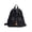 Black, variant on Women's Y2K Vintage Denim Backpack, Lightweight Water-Resistant Canvas Rucksack, Grunge Style Travel Daypack